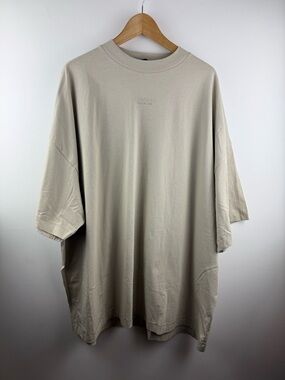 Fear of God Essentials Oversized Boxy Tee Shirt Taupe Tan XL